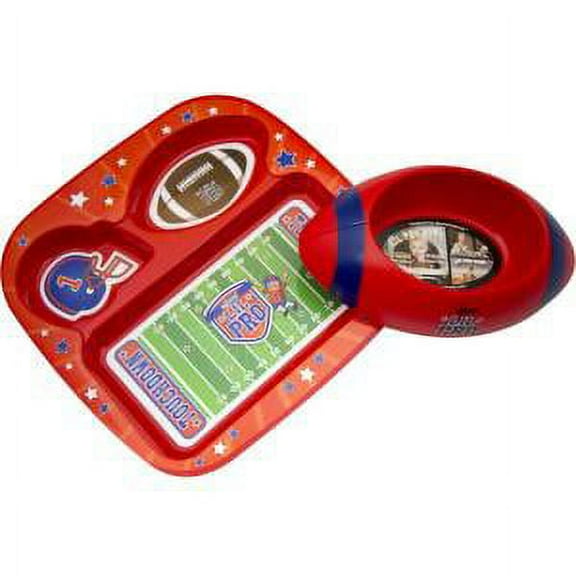 Remarkabowl, Lil Pro Dish Set, Football, Red