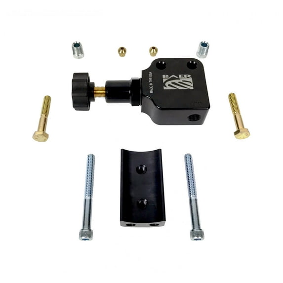 Baer Brakes 6801276 Universal ReMaster Proportioning Valve with Mount, Adjustment Knob & Fittings