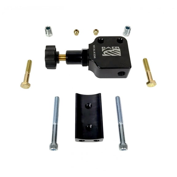 Baer Brakes 6801276 Universal ReMaster Proportioning Valve with Mount, Adjustment Knob & Fittings