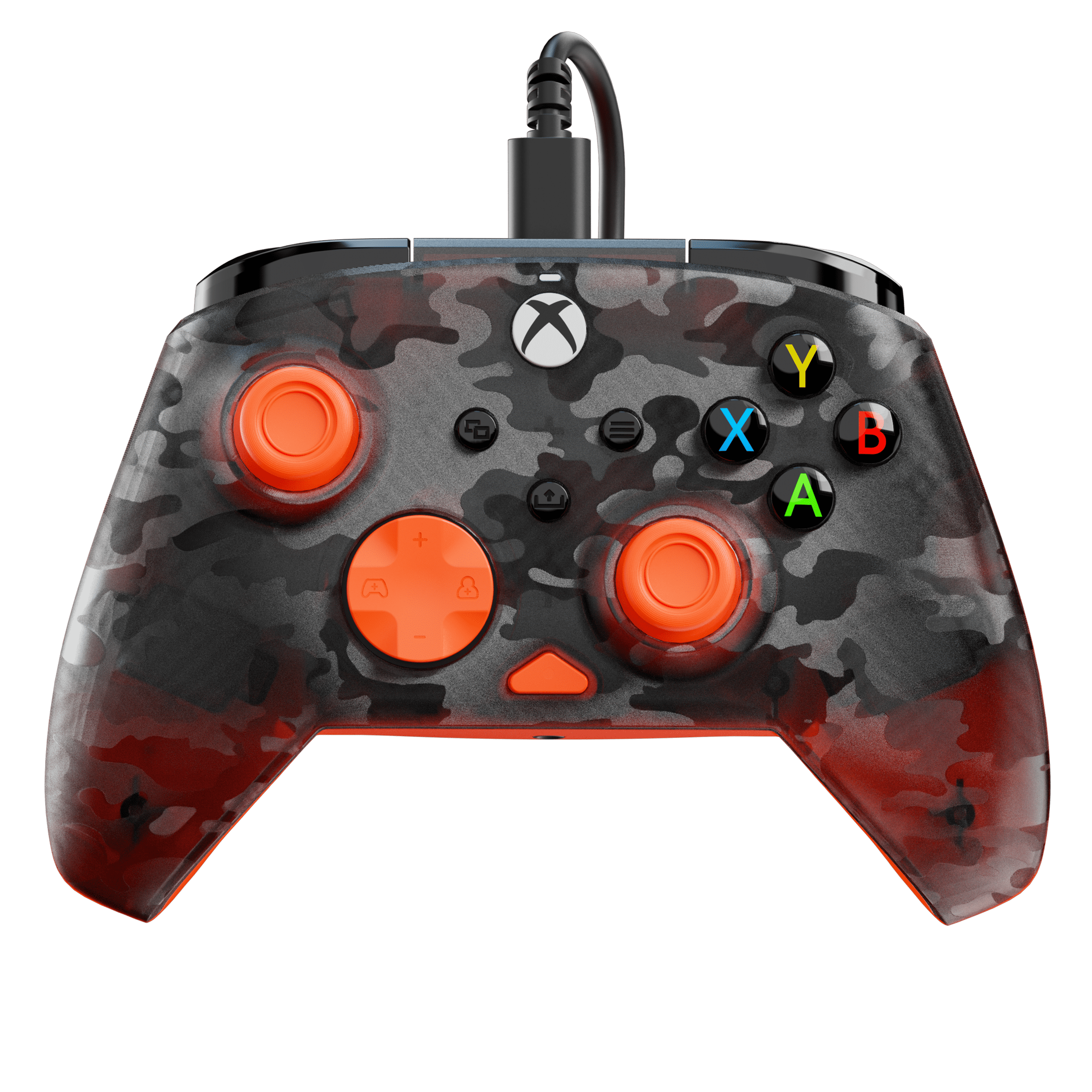 Turtle Beach Rematch Core Wired Gaming Controller (Ghost Black Camo/Orange) for Xbox Series X|S, Xbox One & Windows 10/11 PC
