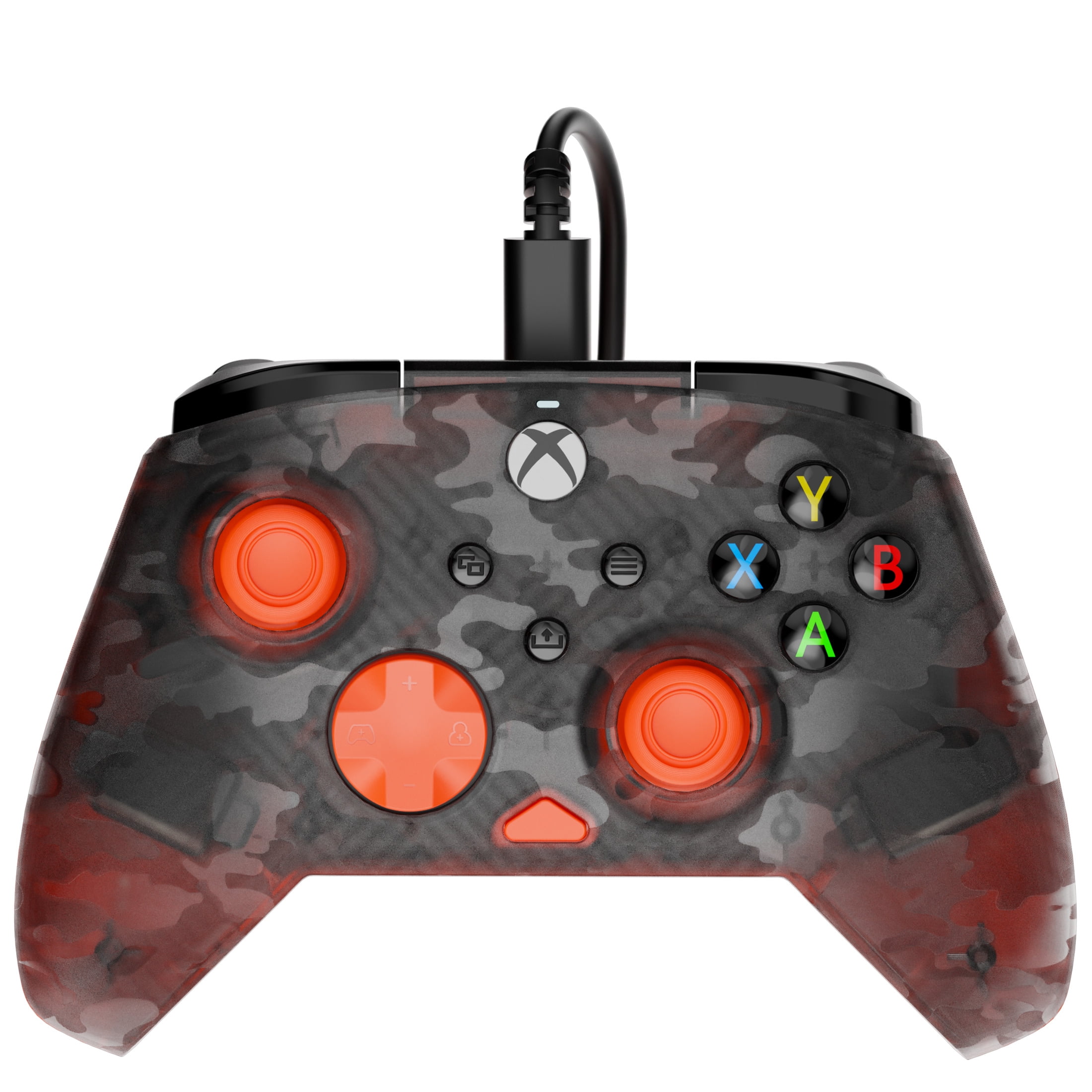 Turtle Beach Rematch Core Wired Gaming Controller (Ghost Black Camo/Orange) for XBOX Series X|S, XBOX One, & Windows 10/11 PC