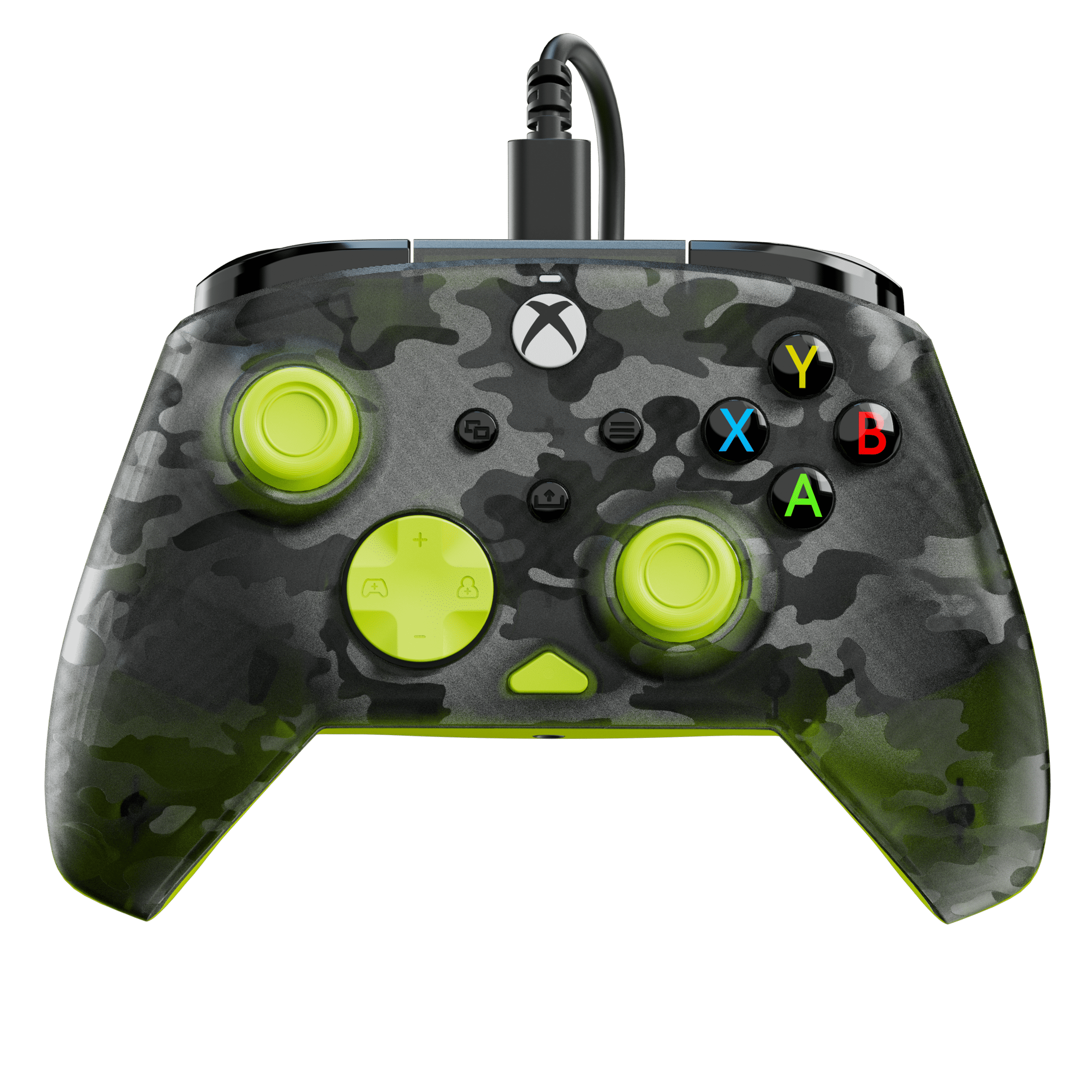 Turtle Beach Rematch Core Wired Gaming Controller (Ghost Black Camo/Yellow) for Xbox Series X|S, Xbox One & Windows 10/11 PC