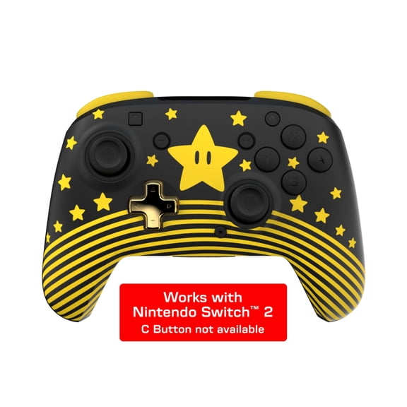 Turtle Beach Rematch Wireless Controller - Nintendo Switch - Super Mario Star