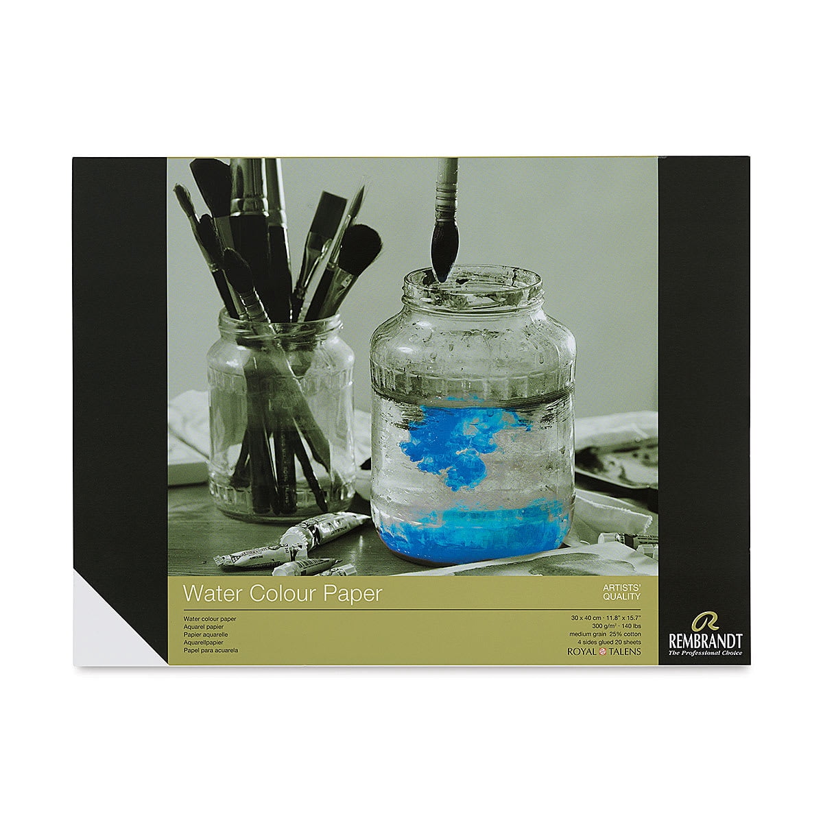 Rembrandt 25% Cotton Watercolor Paper Block - 11-3/4" x 15-3/4"