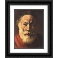 thumbnail image 1 of Rembrandt 2x Matted 20x24 Black Ornate Framed Art Print 'Old man', 1 of 2