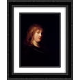 thumbnail image 1 of Rembrandt 2x Matted 20x24 Black Ornate Framed Art Print 'Saskia Wearing A Veil', 1 of 2