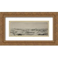 thumbnail image 1 of Rembrandt 2x Matted 24x14 Gold Ornate Framed Art Print 'The Goldweigher`s Field', 1 of 2