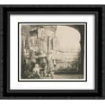 thumbnail image 1 of Rembrandt 2x Matted 24x20 Black Ornate Framed Art Print 'Peter and John healing the cripple at the gate of the Temple', 1 of 2