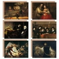 thumbnail image 1 of Rembrandt Aristotle Staalmeester Portret Blinding Samson Preacher Peacocks Fine Art Greeting Card Pack of 6, 1 of 5