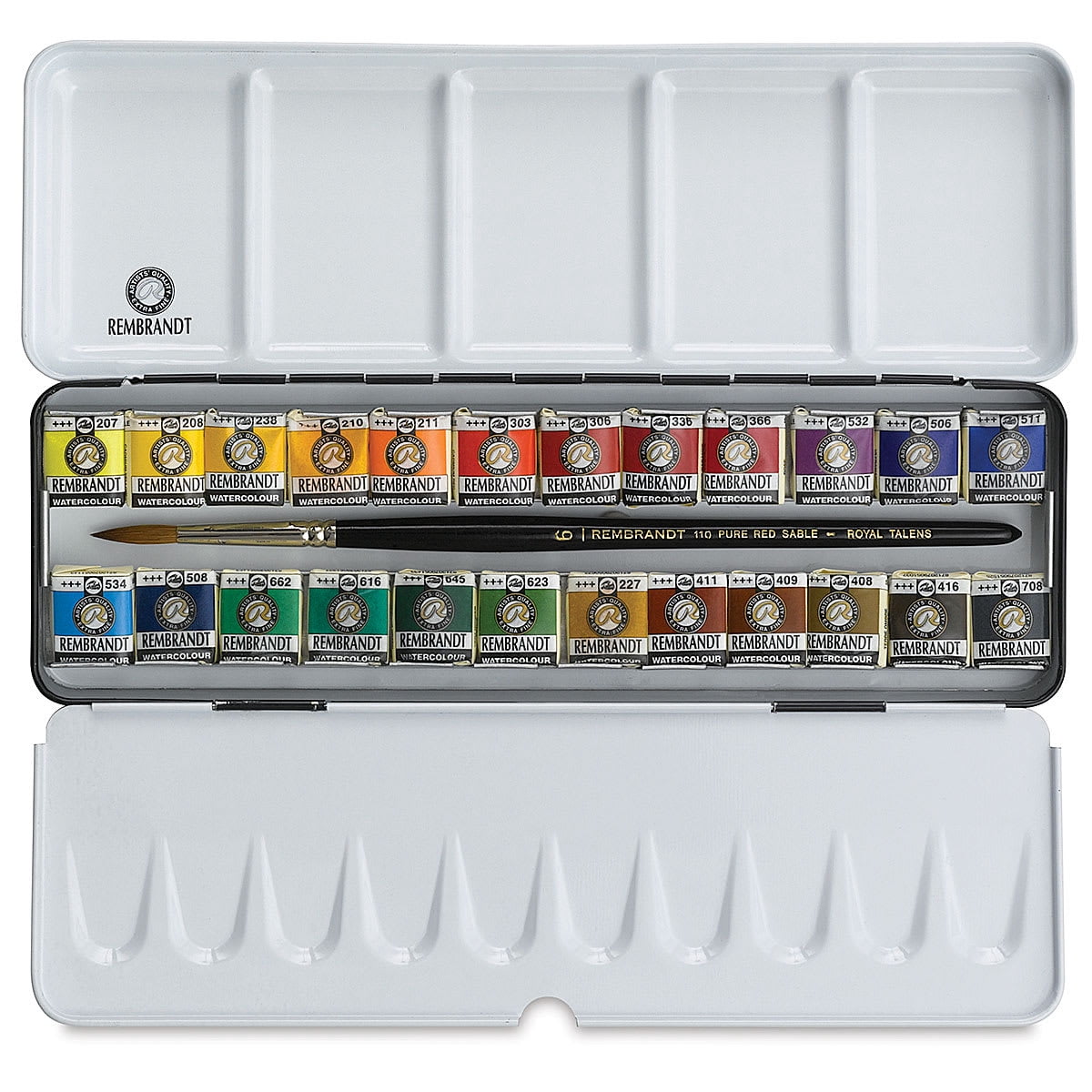 Rembrandt Artist Watercolors - Set of 24, Assorted Colors