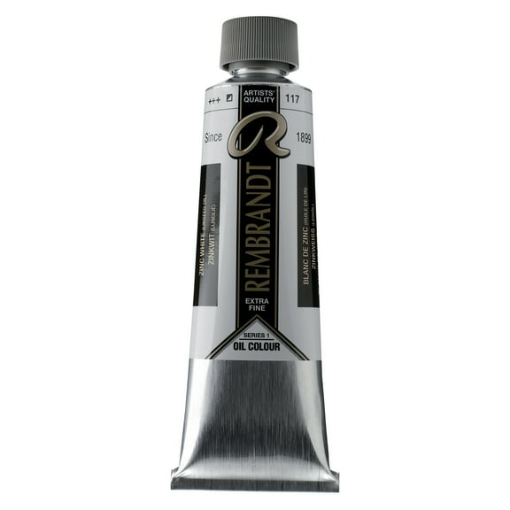 Rembrandt Artists' Oil Color, 150ml, Zinc White (Linseed)