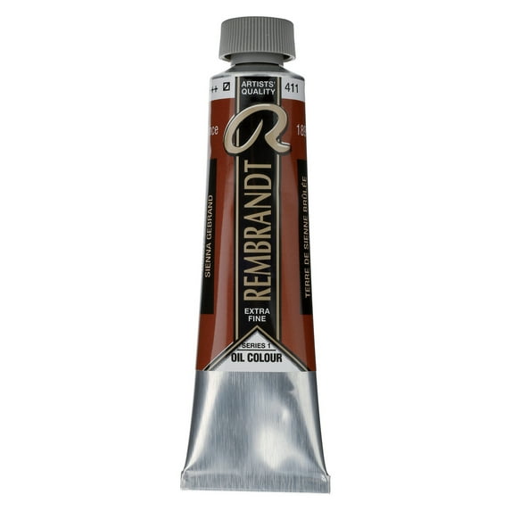 Rembrandt Artists' Oil Color, 40ml, Burnt Sienna