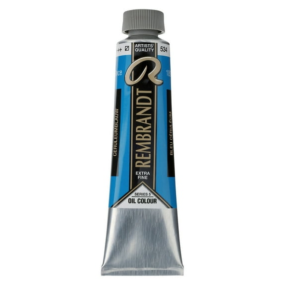 Rembrandt Artists' Oil Color, 40ml, Cerulean Blue