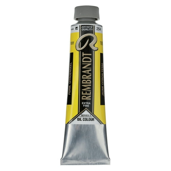 Rembrandt Artists' Oil Color, 40ml, Permanent Lemon Yellow