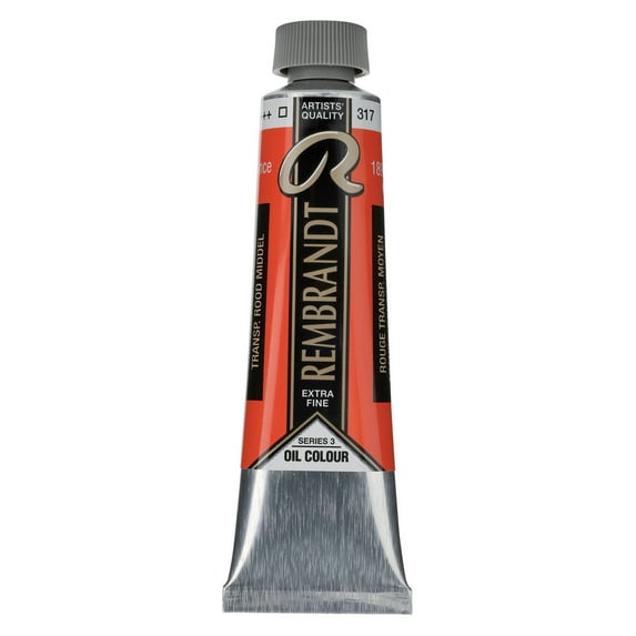 Rembrandt Artists' Oil Color, 40ml, Transparent Red Medium