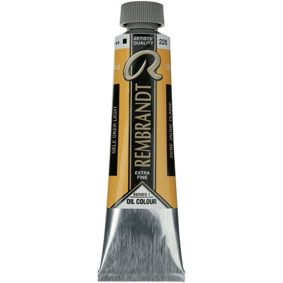 Rembrandt Artists' Oil Color, 40ml, Yellow Ochre Light