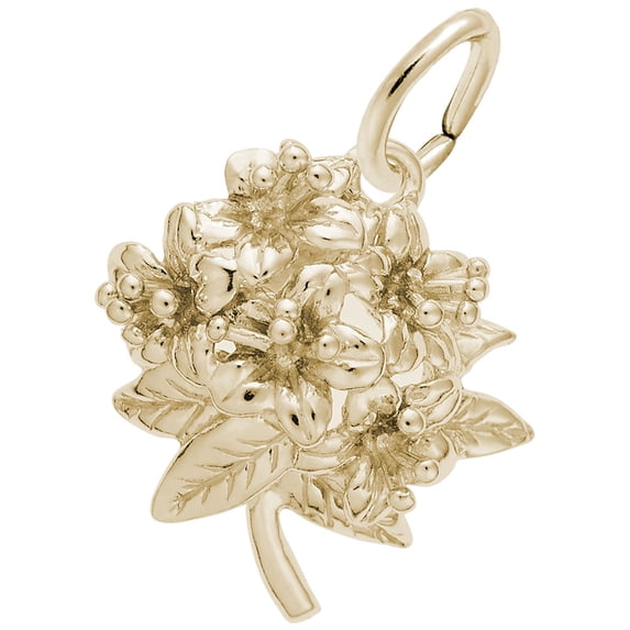 Rembrandt Azalea Bouquet Charm, 14K Yellow Gold - Walmart.com