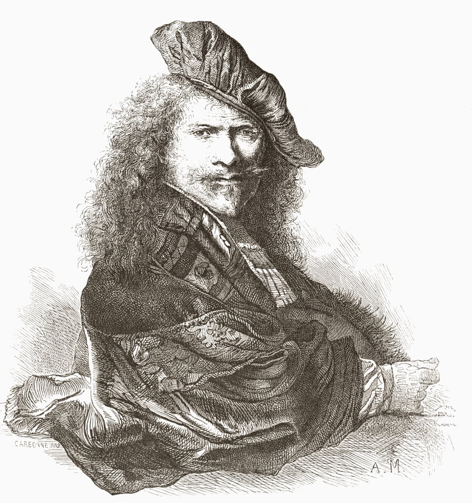 Rembrandt Harmenszoon Van Rijn 1606 Canvas Art - Ken Welsh Design Pics (26 x 28)