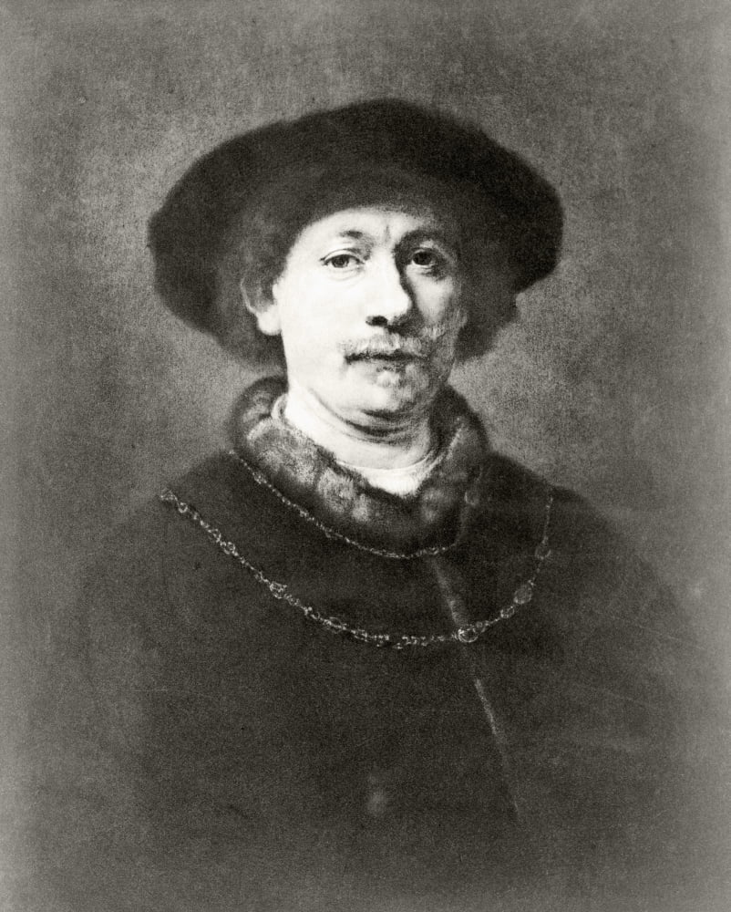 Rembrandt Harmenszoon Van Rijn 1606 To 1669 Dutch Artist Canvas Art - Ken Welsh Design Pics (26 x 32)