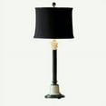 thumbnail image 1 of Lex Lighting Home Decorative Zebra Marble and Chartreuse Table Lamp, 1 of 2