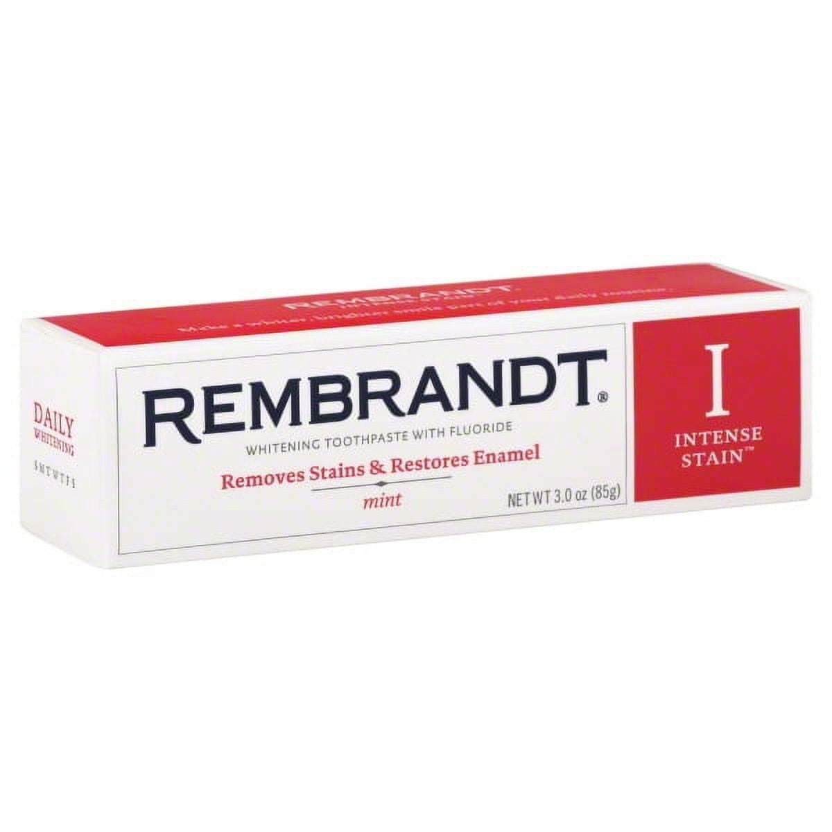 Rembrandt Intense Stain Toothpaste, Mint, 3 Ounce