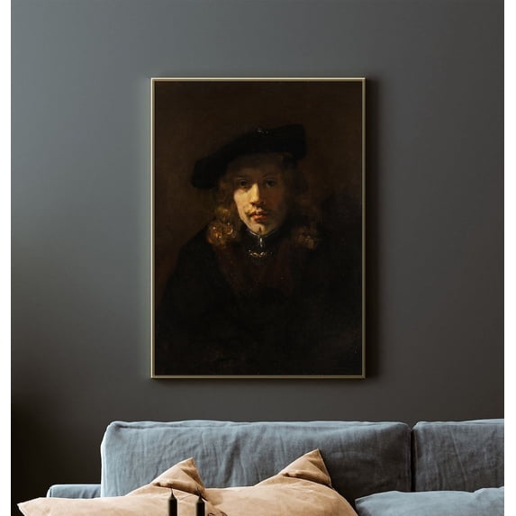 Rembrandt Man In A Beret Dark Academia Old Masters Aesthetic Vintage ...