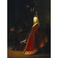 thumbnail image 1 of Rembrandt Minerva In Her Study Lady Red Extra Large Art Print Wall Mural Poster Premium XL, 1 of 3