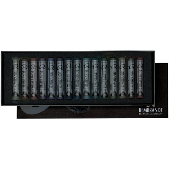 Rembrandt Pastel 15 Stick Dark Shade Set