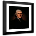 thumbnail image 1 of Rembrandt Peale 15x17 Black Modern Framed Museum Art Print Titled - Thomas Jefferson, 1 of 5