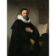 Rembrandt Portret Van Johannes Wtenbogaert Extra Large Art Print Wall Mural Poster Premium XL