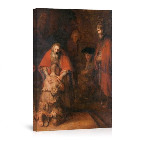 Rembrandt Return Of The digal Son Renaissance Art Canvas
