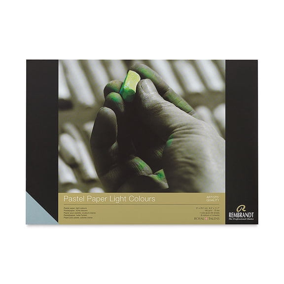Rembrandt Soft Pastel Paper Pad - 11.7" x 8.3", Light Colors