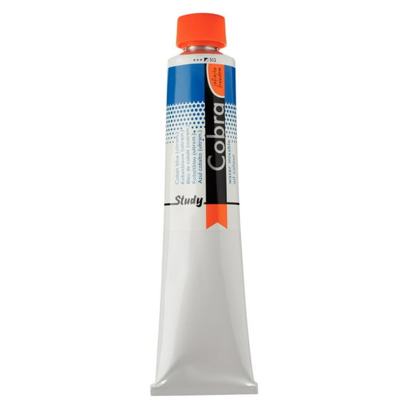 Rembrandt/Talens Cobra Study Water Mixable Oil Colour, 200ml, Cobalt Blue Ultramarine