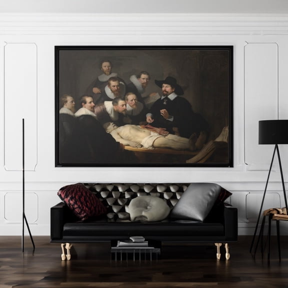 Rembrandt The Anatomy Lesson of Dr. Tulp Art Print, Unframed Paper Poster 8x10in