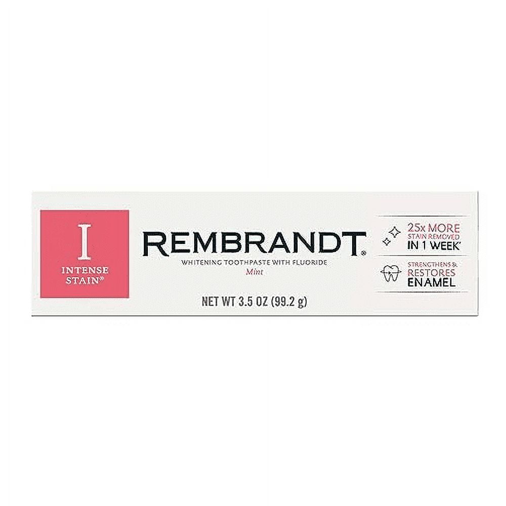 Rembrandt Whitening Toothpaste Intense Stain, Mint 3.52 oz
