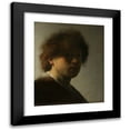 thumbnail image 1 of Rembrandt van Rijn 15x18 Black Modern Framed Museum Art Print Titled - Self-Portrait, Rembrandt Van Rijn (C. 1628), 1 of 5