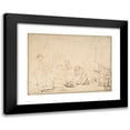 thumbnail image 1 of Rembrandt van Rijn 18x14 Black Modern Framed Museum Art Print Titled - The Wedding Night of Tobias and Sarah (1640-49), 1 of 5
