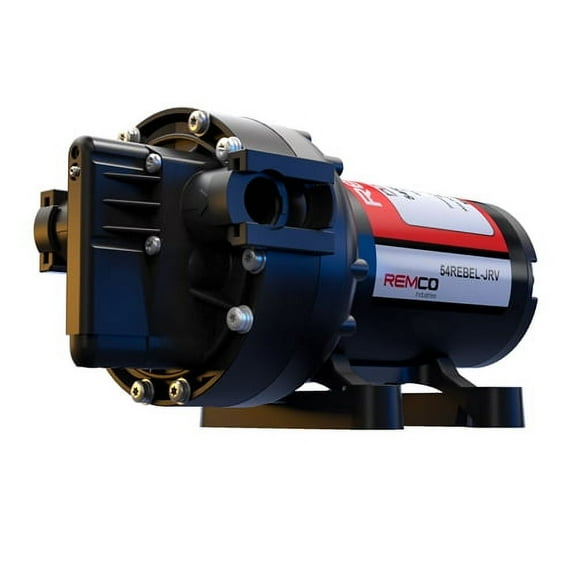 Remco 55REBEL-JRV Rebel 5.3 GPM Single Speed RV Fresh Water Pump, 12V DC