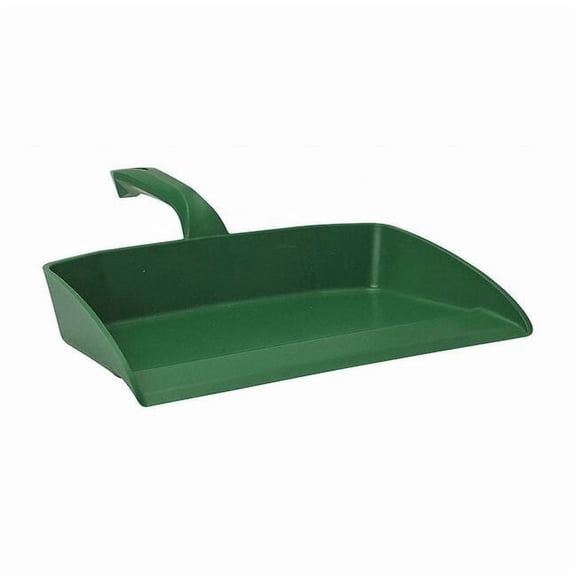 Hand Held Dust Pan,Green,Polypropylene 56602