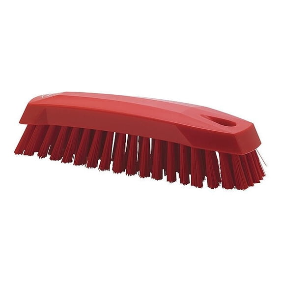 Remco 7"L Red Scrub Brush 35874
