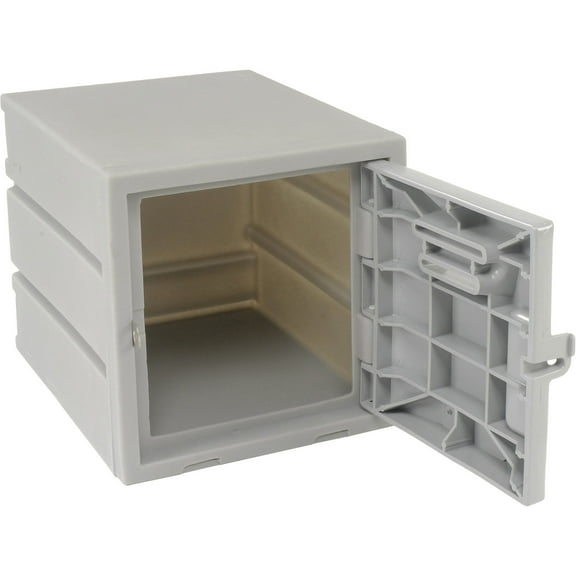 Remcon Plastics 1-Tier 1 Door Modular Plastic Locker 12""W x 15""D x 12""H Gray