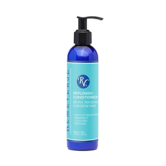 RemeVerse Replenish Conditioner with Clinically-Tested 3% Redensyl for Thinning Hair; Silicone-Free Formula Promotes Hair Growth, Strengthens & Mitigates Hair Loss, 8 fl oz.