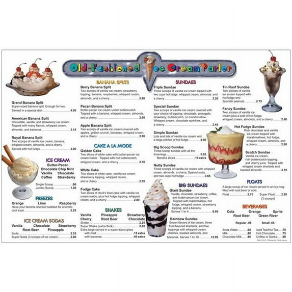 Remedia Publications REM101DBN Menu Math Ice Cream Parlor - Pack of 3 - 6 Per Pack