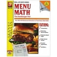 thumbnail image 1 of Remedia Publications REM102BBN 2 Each Menu Math the Hamburger Hut Book - Grade 3-6, 1 of 1