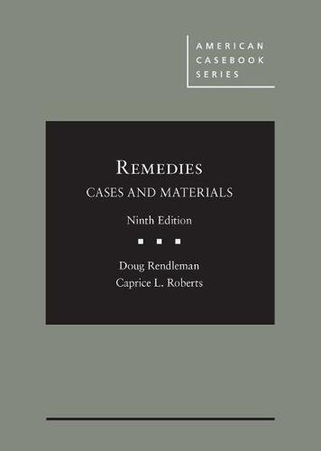 Pre-Owned Remedies, Cases and Materials (American Casebook Series), 9781683285717, 1683285719, Hardcover, 9 edition