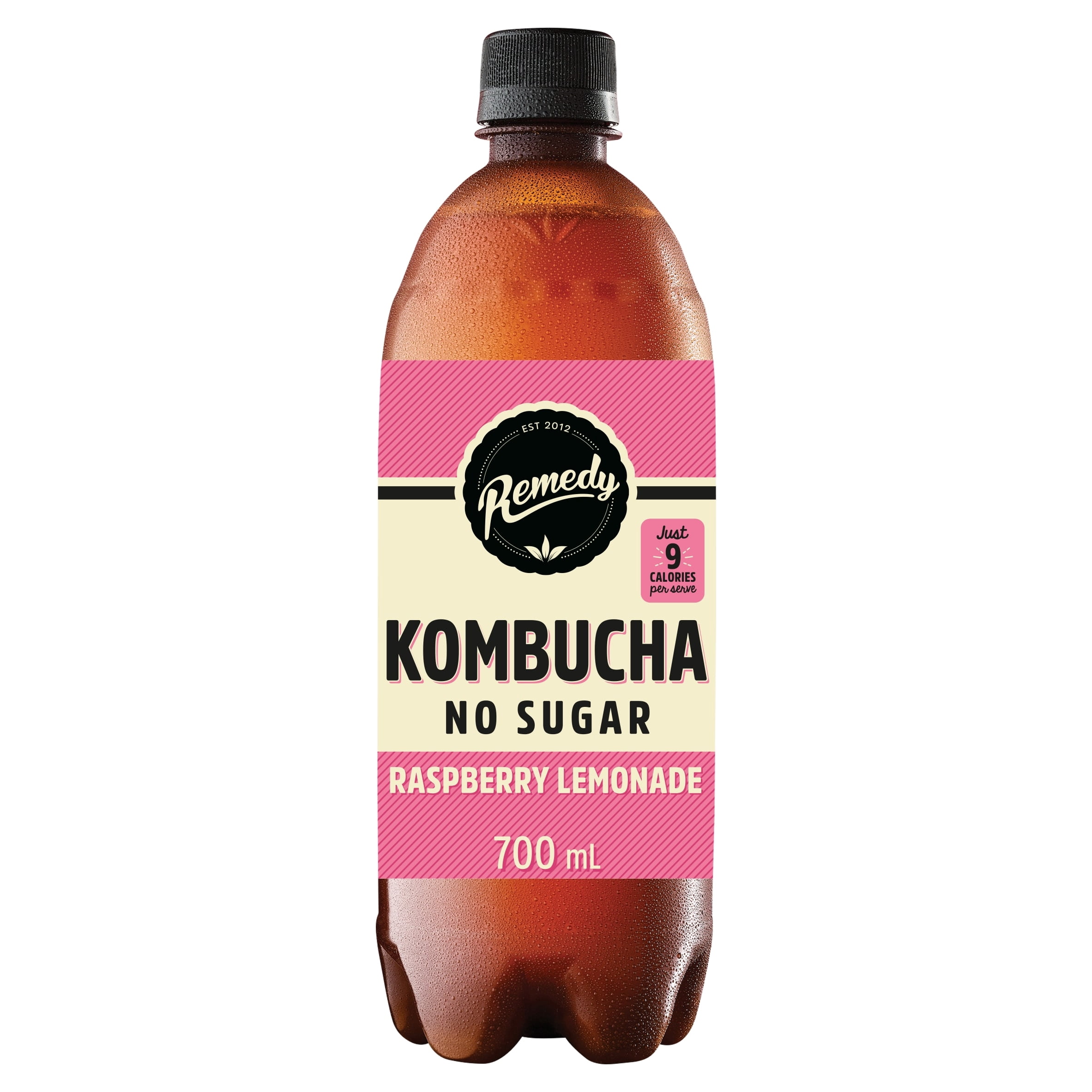 Remedy Kombucha Raspberry Lemonade 700Ml, Imported from Britain