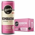 thumbnail image 1 of Remedy Raw Organic Kombucha Tea - Sparkling Live Cultured Drink - Sugar Free Raspberry Lemonade - 8.5 Fl Oz Can, 24-Pack, 1 of 8