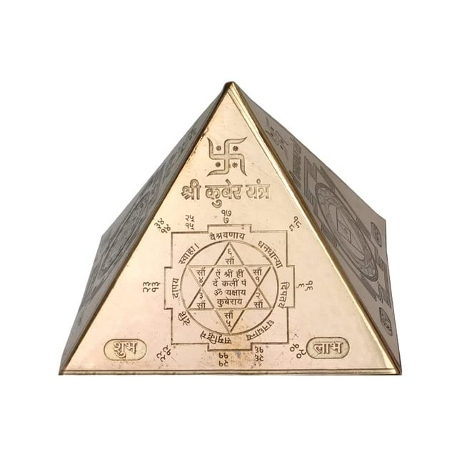 Remedywala Copper Pyramid Vastu Dosh Nivaran Sri Yantra Copper Pyramid