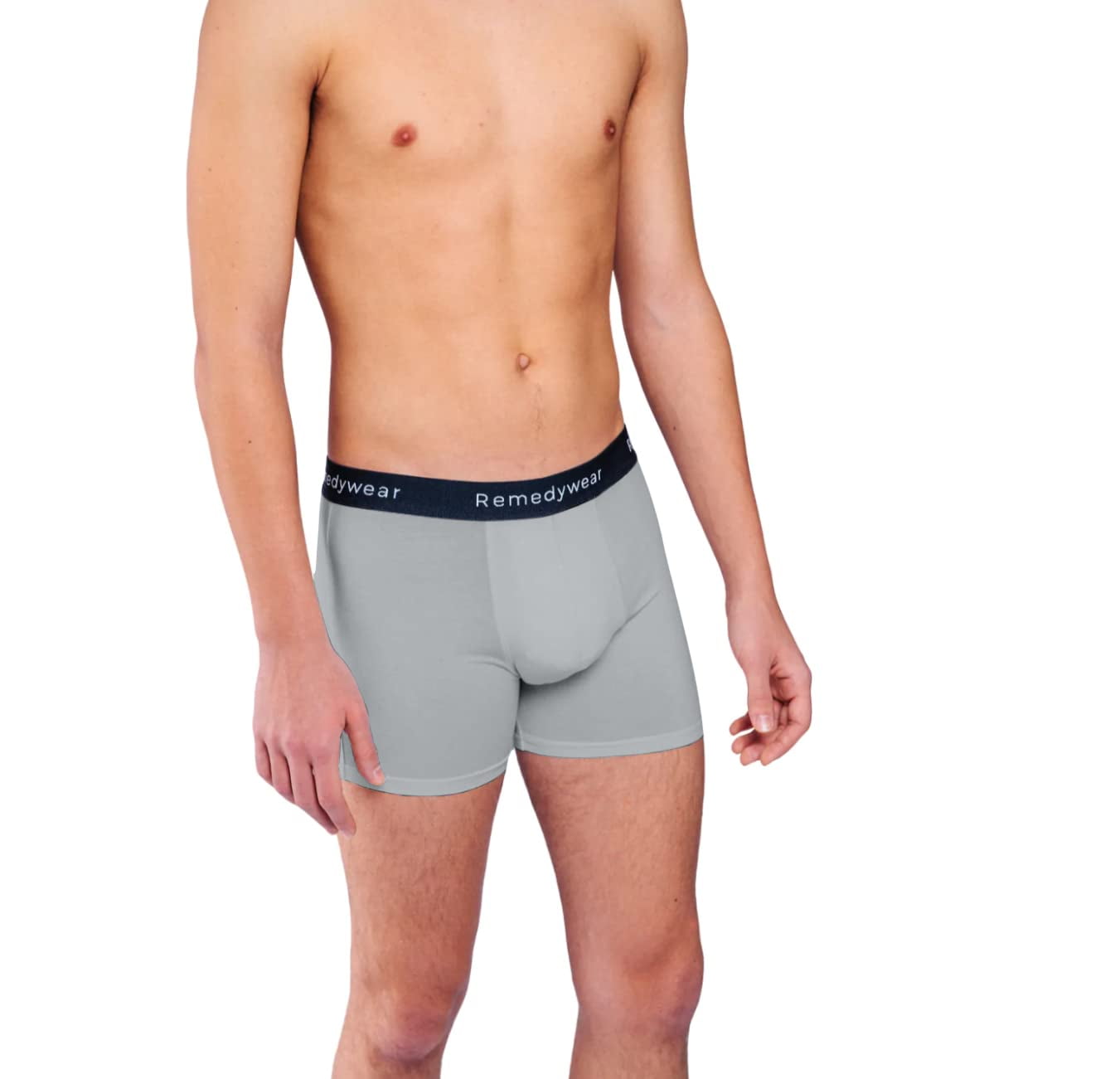 Remedywear Men's Boxer Briefs, Jock Itch, Allergy, Eczema Relief Underwear  with Soothing Fibers, TENCEL and Zinc, White, S: Buy Online at Best Price  in Egypt - Souq is now