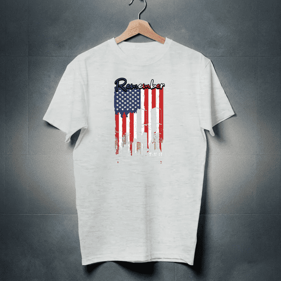 Remember 9-11-01 T-Shirt Unisex S-5XL Hot Trending Shirt, Vintage Birthday Gift